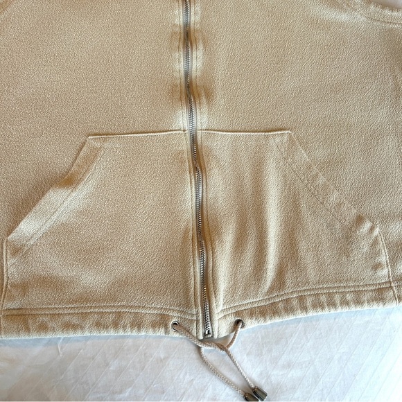 Vintage Zip-Up Vest Cream Light Beige Front Pockets Liz Claiborne Plus size 2X - Picture 10 of 13